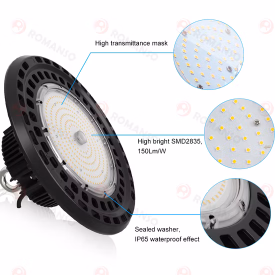 Eco LED UFO High Bay Light in der Lagerfabrik Max. 200LMW CB ETL