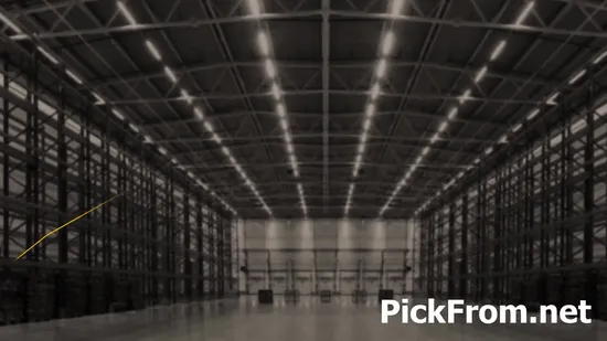 High Lumen High Bay Linear Light 120W 4FT LED High Bay Light for Workshop Warehouse